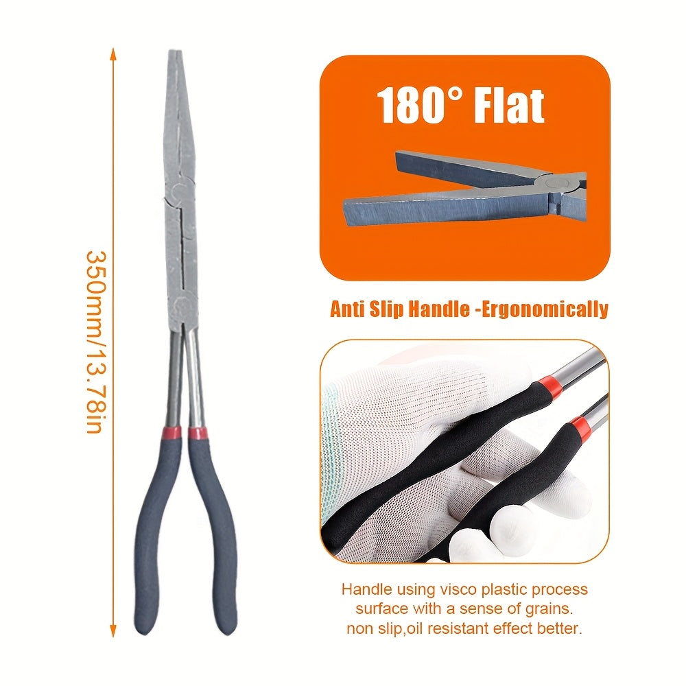 Angler Outdoor Accessory – Compact Tackle Solution – Inch Dual Joint Needle Nose Pliers High Quality Steel – Field-Ready Performance for US Anglers