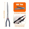 Angler Outdoor Accessory – Compact Tackle Solution – Inch Dual Joint Needle Nose Pliers High Quality Steel – Field-Ready Performance for US Anglers