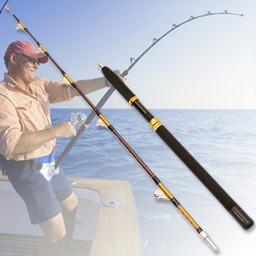 Casting Fishing Rod – Saltwater, Offshore – Heavy Duty Section Saltwater Offshore Fishing Rod Straight Butt – Reliable Angler Setup for US Anglers
