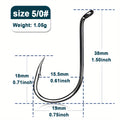 Fishing Outdoor Gear – Saltwater, Freshwater – 9km 100pcs Octopus Fishing Hooks Sea Carp Featuring Barbed – Angler-Focused Outdoor Design for US Anglers