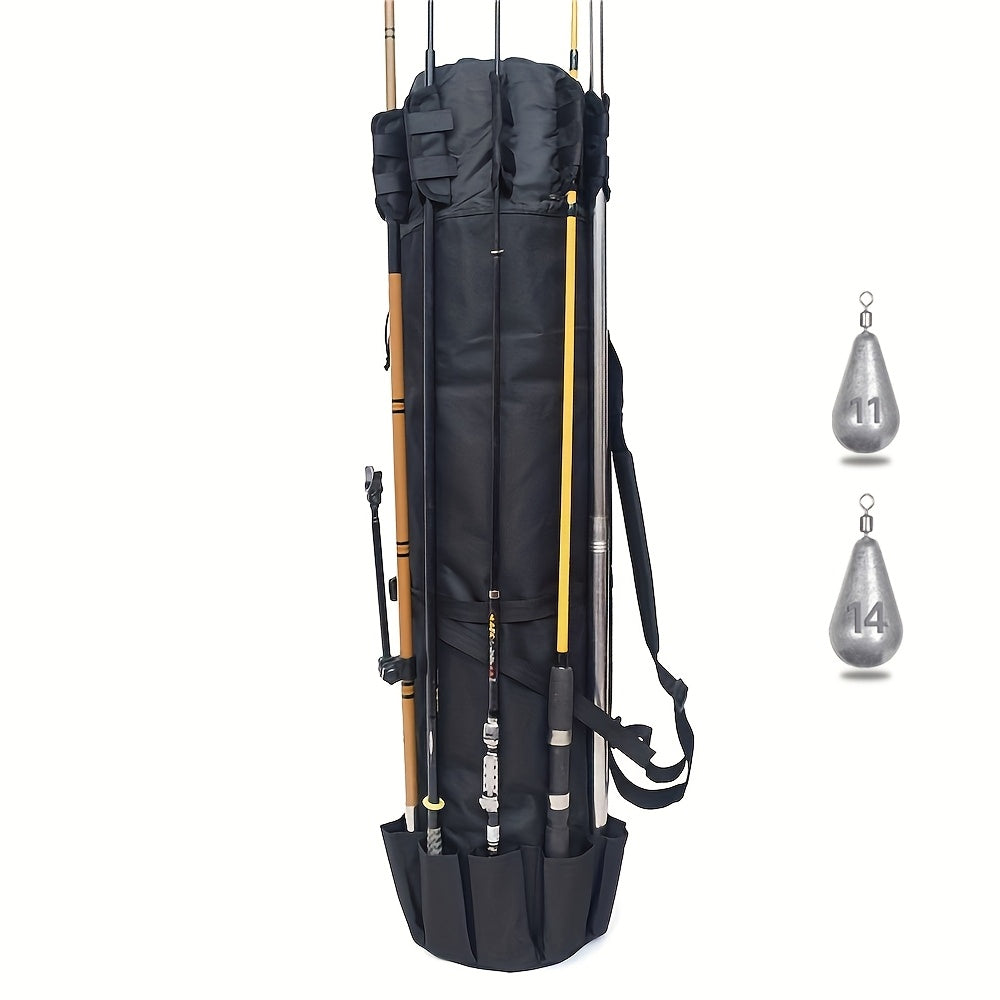 Carbon Fishing Rod – Large Capacity – Green Fishing Rod Bag Durable Folding Gear Handbag Multifunctional – Built for Weekend Anglers for US Anglers