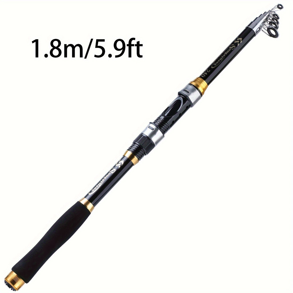 Carbon Fishing Rod – Carbon Fiber, Portable, Lightweight, Bass – Sougayilang 1. 8 2. 1 2. 4 2. 7 3. 0 3. 3 Spinning Fishing – Field-Ready Performance for US Anglers