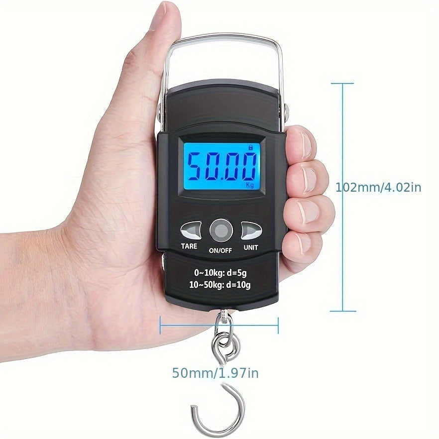 Fishing Tackle Bag – Portable – Electronic Portable Hand Scale Mini Luggage Ruler Fishing Bag – Practical Gear for Every Cast for US Anglers