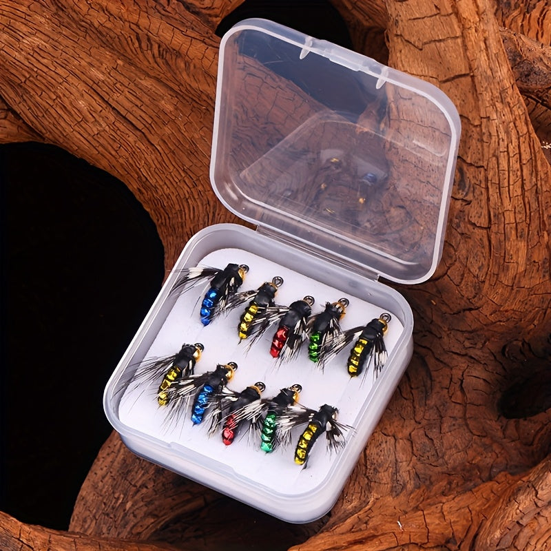 Fishing Trip Essential – Saltwater, Freshwater, Bass – 20pcs Fishing Lures Salmon Bass Carp Saltwater Freshwater Enhances – Compact Tackle Solution for US Anglers