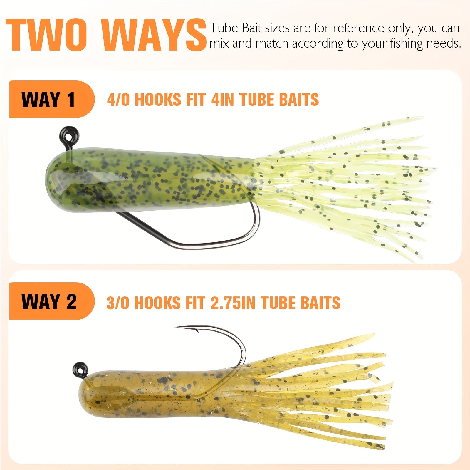 Bass Tackle Kit – Saltwater, Freshwater, Bass, Trout – Tube Jig Heads 15pcs Baits Fishing Jigs Strong Bass – Versatile Water-Ready Design for US Anglers
