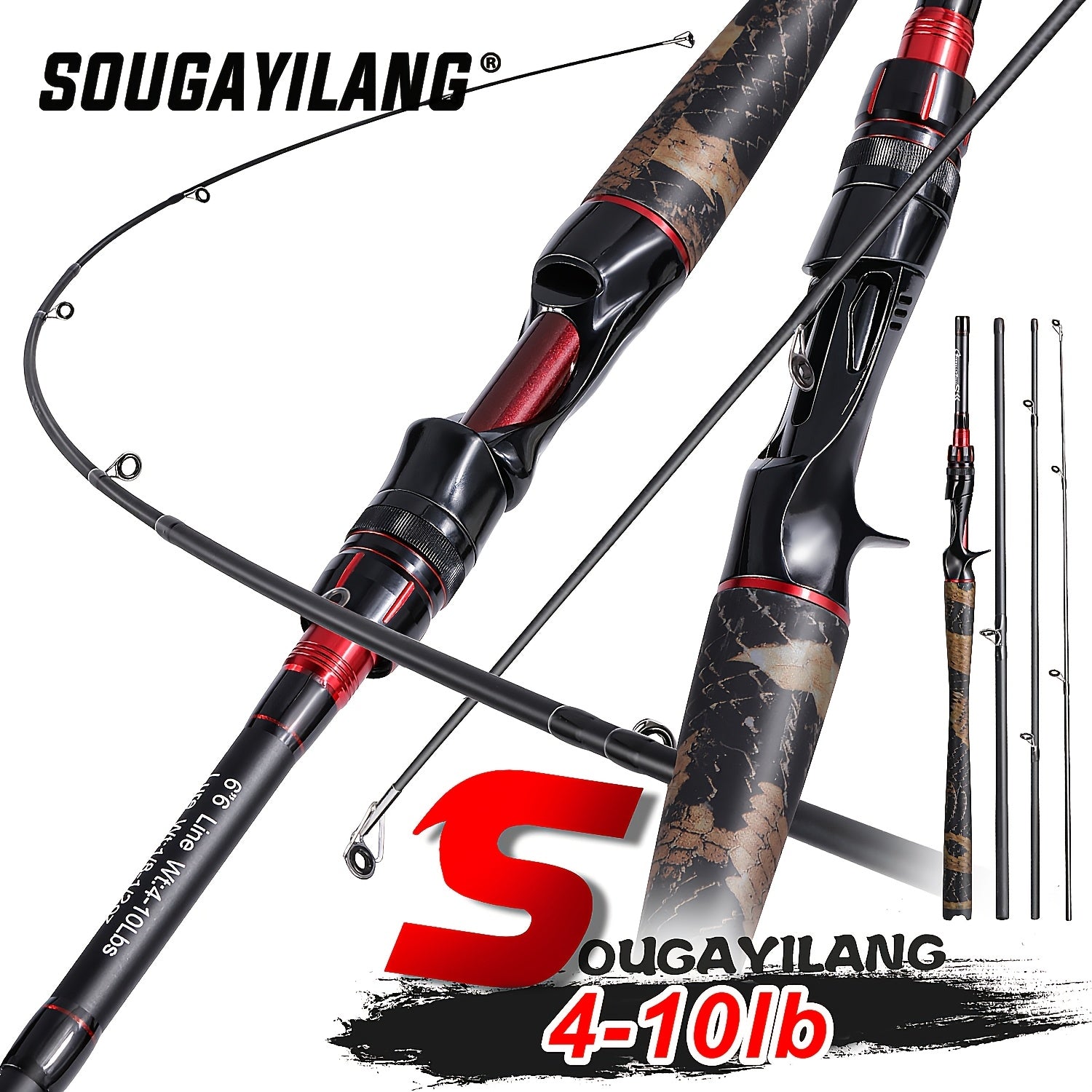 Carbon Fishing Rod – Carbon Fiber – Fishing Rod Sections Casting Spinning High Carbon Fiber Powerful – Field-Ready Performance for US Anglers