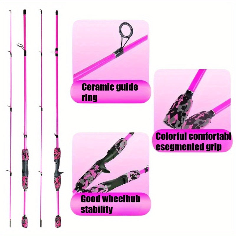 Fishing Rod – Lightweight, Beginner Friendly – 180cm 70. 86 Inch Beginner Fishing Rod Modern Camouflage Design – Practical Gear for Every Cast for US Anglers