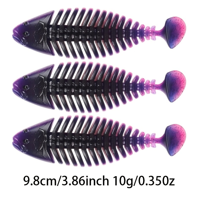 Freshwater Fishing Lures – Freshwater, Lifelike Action, Bass – 18pcs Segment Bone Jointed Fish Soft Lure Fishing German – Dependable Freshwater & Saltwater Use for US Anglers