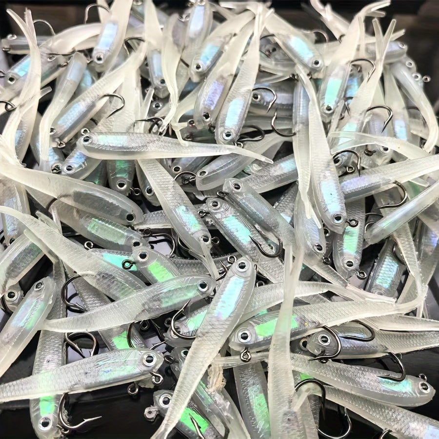 Fishing Tackle Bag – Saltwater, Bass – 20pcs Bionic Lure Bait Soft Bag Lead Fish Small – Angler-Focused Outdoor Design for US Anglers