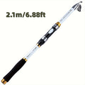 Angler Fishing Rod – Portable, Bass – Sougayilang Telescopic Fishing Rods 70. 87 129. 92 Inch Glass Fiber – Dependable Freshwater & Saltwater Use for US Anglers