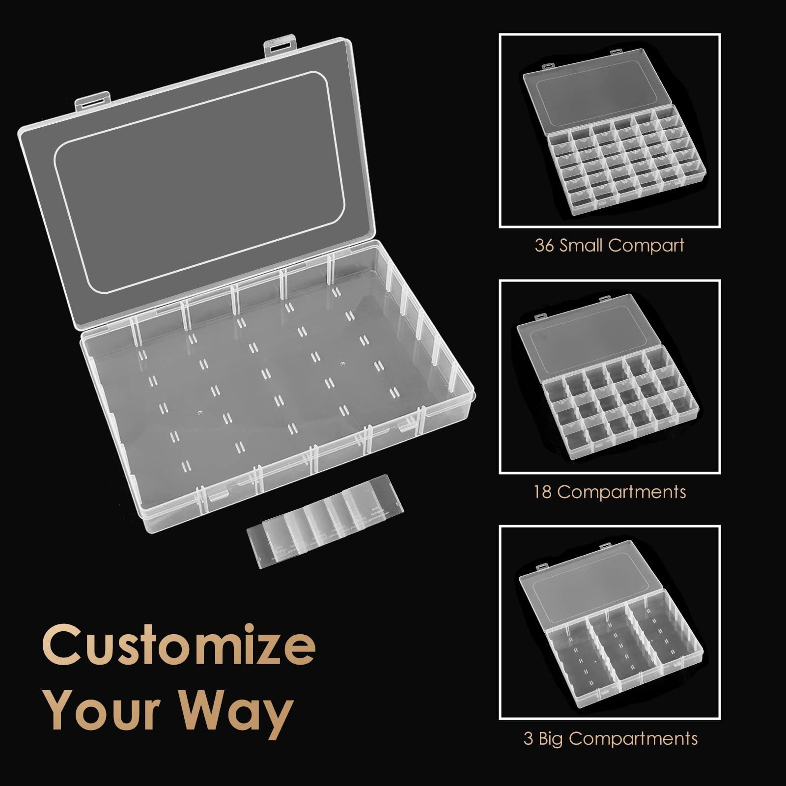Fishing Rod Storage Bag – Reliable Angler Setup – Whonline Grids Clear Plastic Organizer Storage Box Container Craft – Built for Weekend Anglers for US Anglers