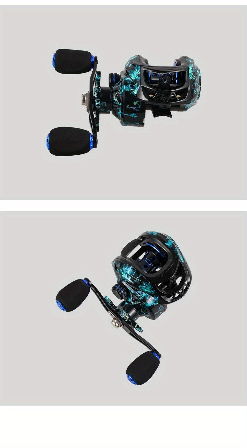Freshwater Fishing Reel – Saltwater, Bass – Fishmx High Speed Baitcast Reel 7. 2 Ratio Dual Magnetic – Compact Tackle Solution for US Anglers