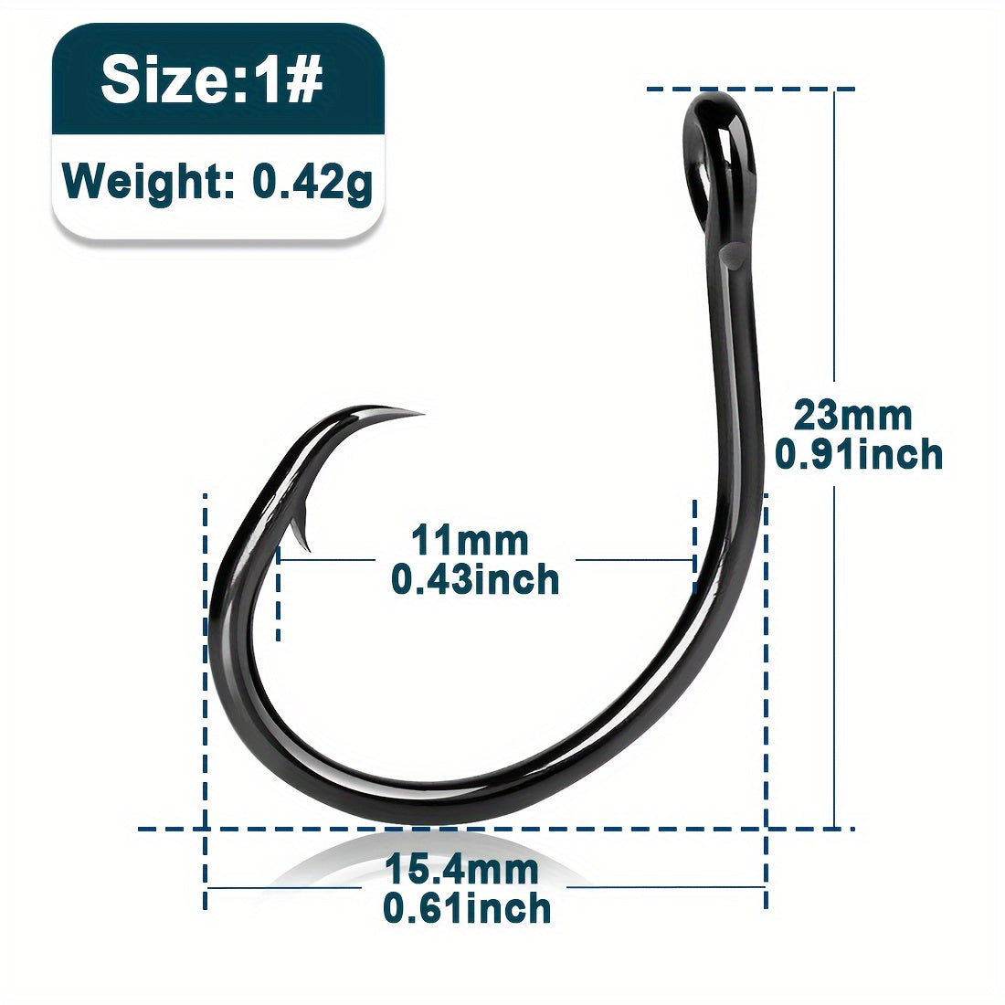 Bass Fishing Lures – Carbon Fiber, Saltwater, Bass – 9km 50pcs Fishing Circle Hooks Saltwater Catfish High Carbon – Field-Ready Performance for US Anglers