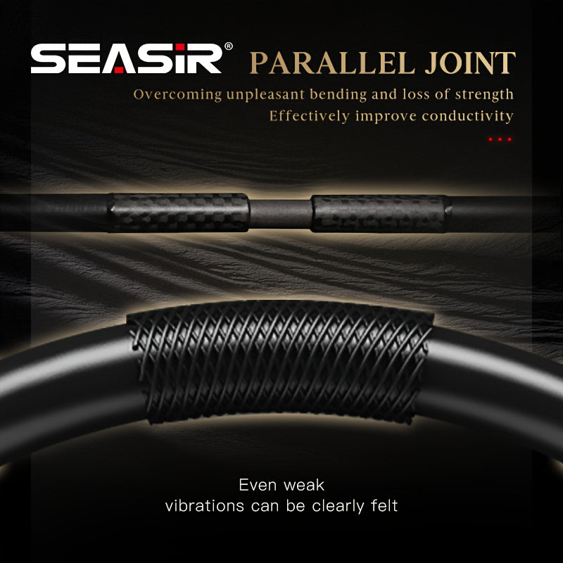 Angler Fishing Rod – Carbon Fiber, Lightweight – Seasir Stream Solid Wood Fishing Rod Fuji Guide Rings – Dependable Freshwater & Saltwater Use for US Anglers