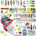 Fishing Rod Storage Bag – Saltwater, Freshwater – 353pcs Fishing Tackle Box Lures Kit Included Crankbait Minnow – Built for Weekend Anglers for US Anglers
