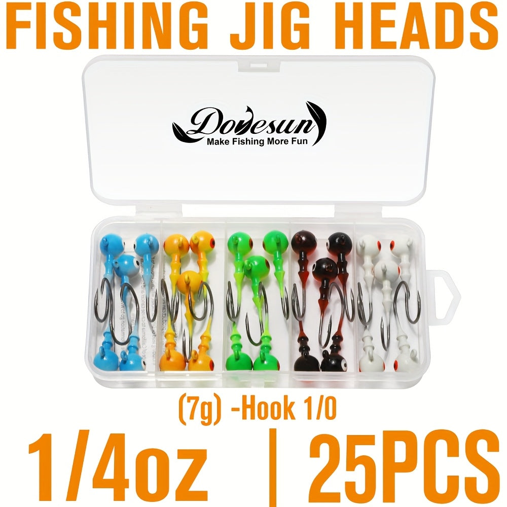 Fishing Gear Backpack – Saltwater, Freshwater, Bass, Crappie – 40pcs Crappie Jig Heads Dovesun Fishing Hooks Swimbait Head – Reliable Angler Setup for US Anglers