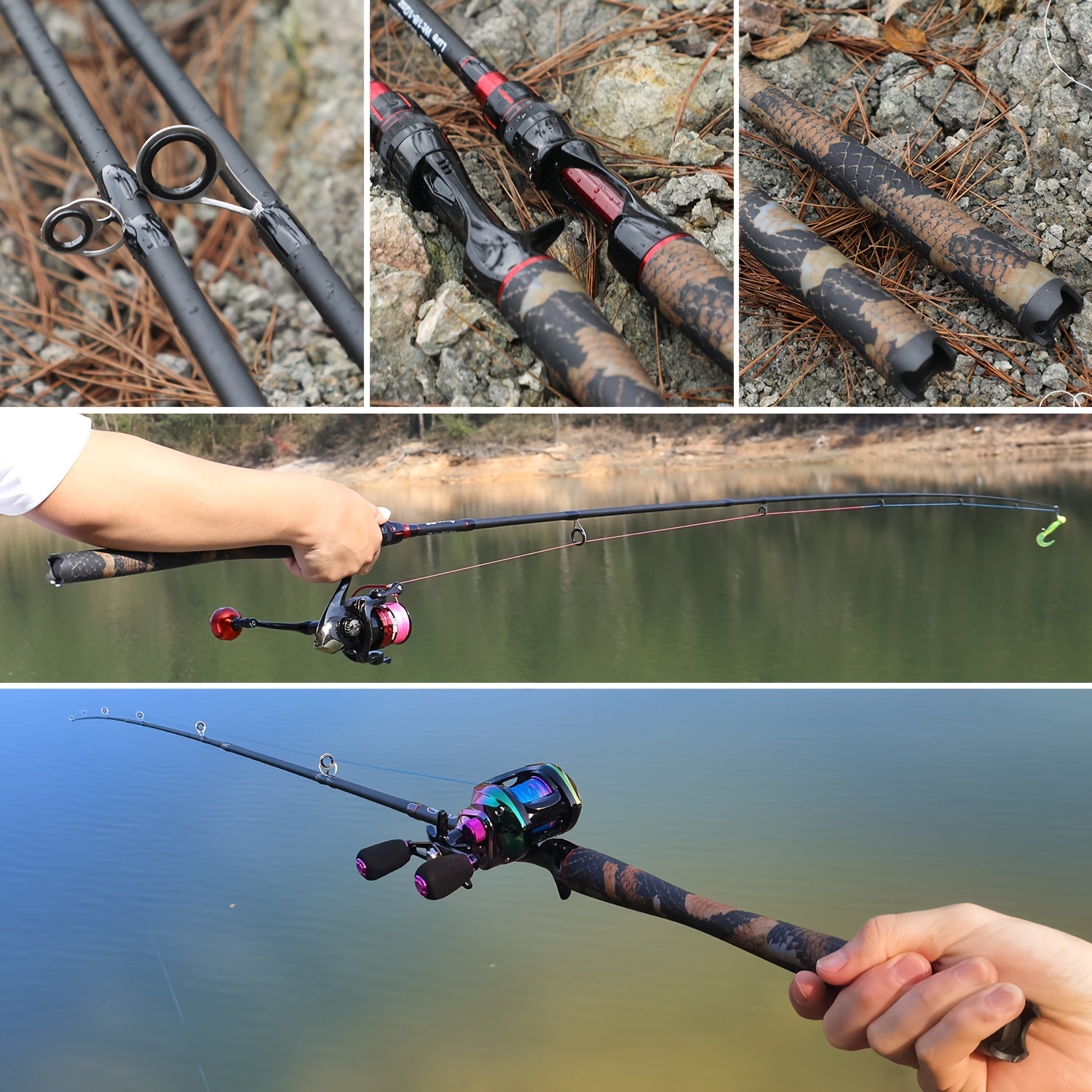 Carbon Fishing Rod – Carbon Fiber – Fishing Rod Sections Casting Spinning High Carbon Fiber Powerful – Field-Ready Performance for US Anglers