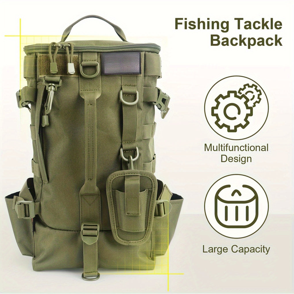 Fishing Tackle Bag – Portable, Lightweight – 2pcs Sjb043 Lightweight Angler Backpack Scissors Pouch Ready Travel – Angler-Focused Outdoor Design for US Anglers