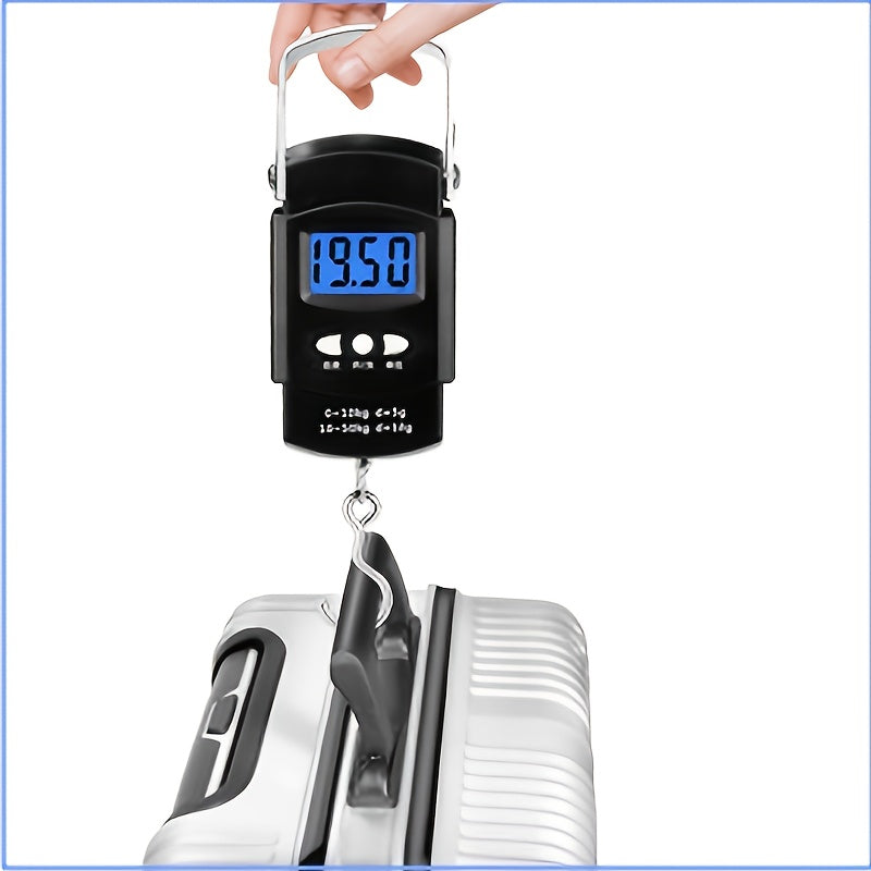 Outdoor Fishing Accessory – Portable – Heavy Duty Digital Handheld Scale 110 Pounds Kilograms Backlit – Dependable Freshwater & Saltwater Use for US Anglers