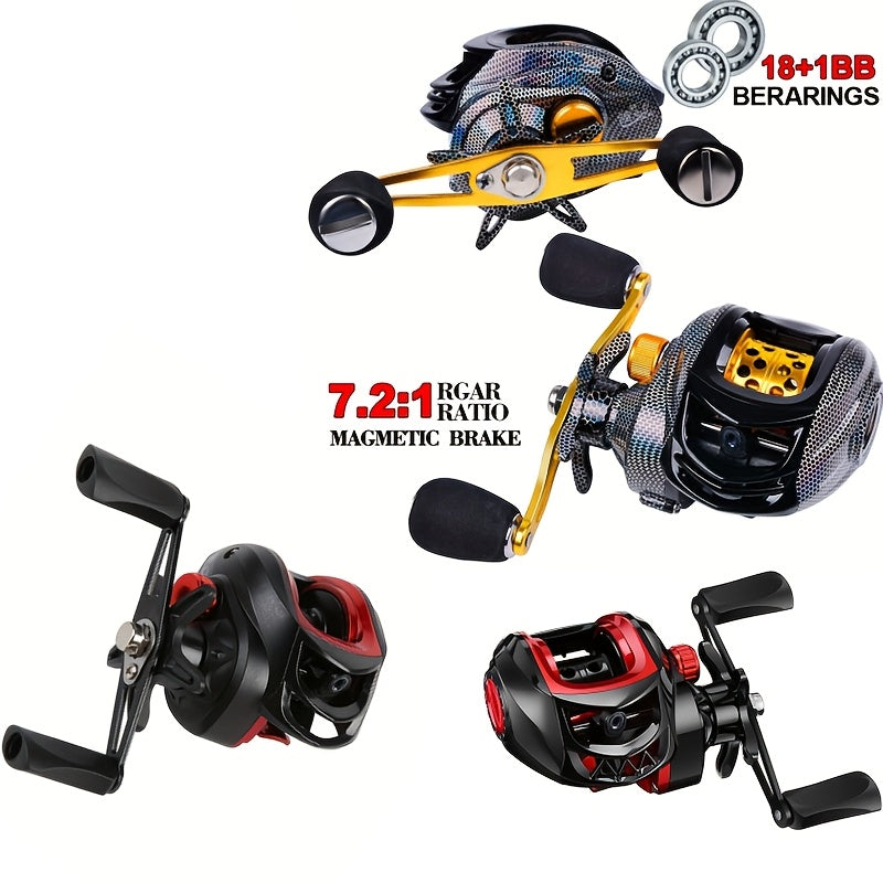 Freshwater Fishing Reel – Freshwater – Left Right Hand Casting Reel Compact Fishing Accessory Durable – Reliable Angler Setup for US Anglers