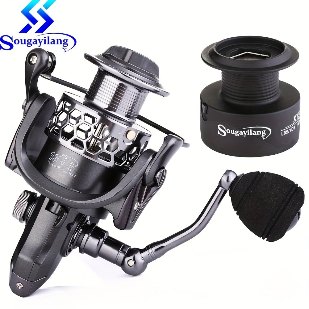 Angler Fishing Reel – Lightweight – Sougayilang Fishing Reel 1bb 5. 5 Lightweight Ultra Aluminum Spinning – Built for Weekend Anglers for US Anglers