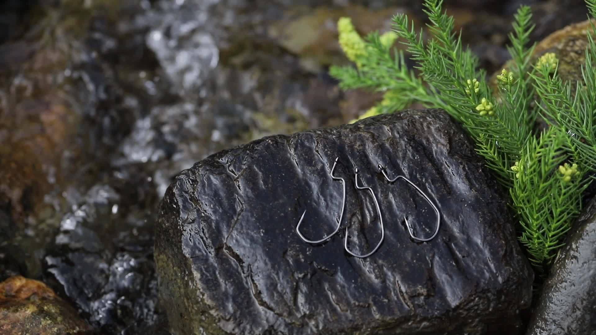 Angler Outdoor Accessory – Saltwater, Freshwater, Bass, Trout – 40pcs Ewg Offset Worm Hooks Designed Fishing Bass Trout – Field-Ready Performance for US Anglers