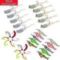 Freshwater Fishing Lures – Saltwater, Freshwater – 30pcs Random Style Soft Fishing Bait Hook Simulated Mixed – Dependable Freshwater & Saltwater Use for US Anglers