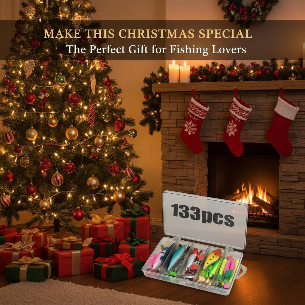 Fishing Tackle Bag – Freshwater, Beginner Friendly – 133pcs Fishing Spinner Bait Wobblers Lead Jigs Sinkers Hooks – Practical Gear for Every Cast for US Anglers