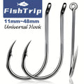 Fishing Hooks and Tackle – Carbon Fiber – Fishtrip 100pcs Fishing Hooks Octopus Beak Hook Carp Jigging – Field-Ready Performance for US Anglers