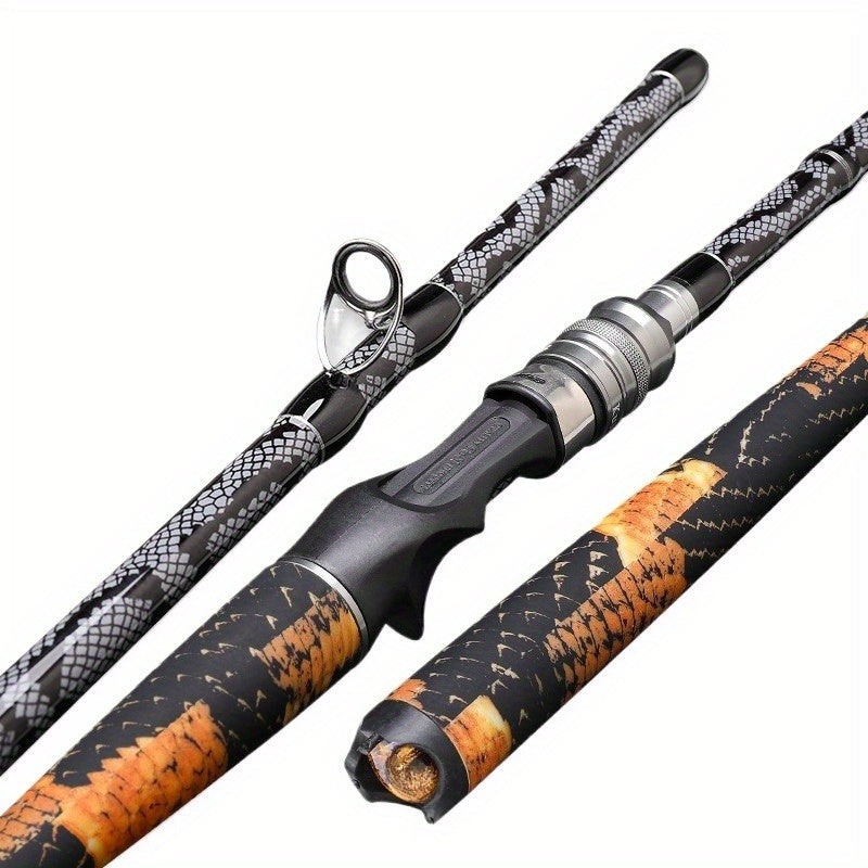 Angler Fishing Rod – Carbon Fiber, Saltwater, Freshwater – Tone Carbon Fiber Long Casting Rod Spinning 82. 67 Inches – Dependable Freshwater & Saltwater Use for US Anglers