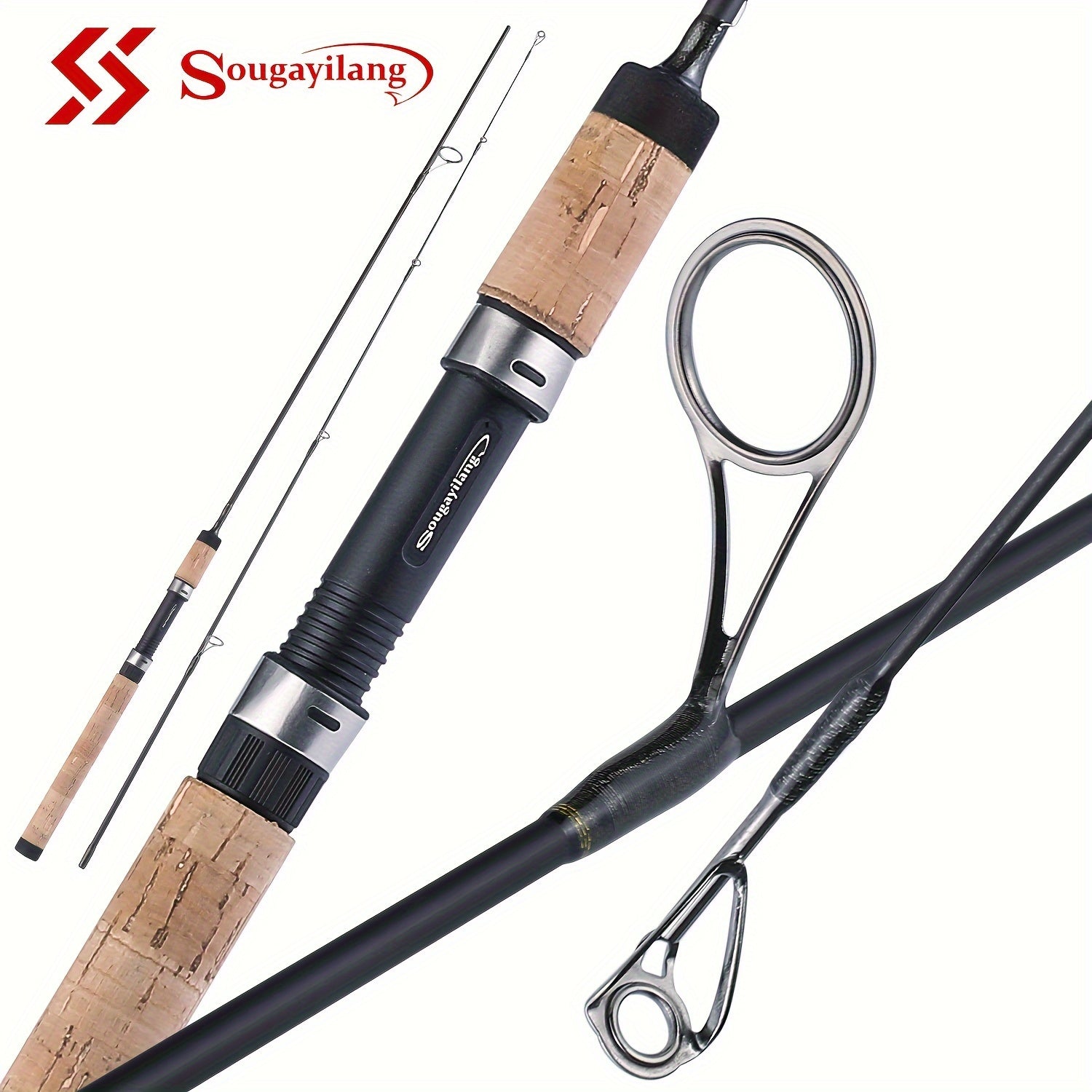 Carbon Fishing Rod – Carbon Fiber – Sougayilang Baitcasting Spinning Fishing Rod 70. 87 Inch Sections Carbon – Field-Ready Performance for US Anglers