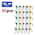 Artificial Fishing Lures – Carbon Fiber – 9km Premium Fishing Accessories 25pcs Lead Head Soft Bait – Reliable Angler Setup for US Anglers