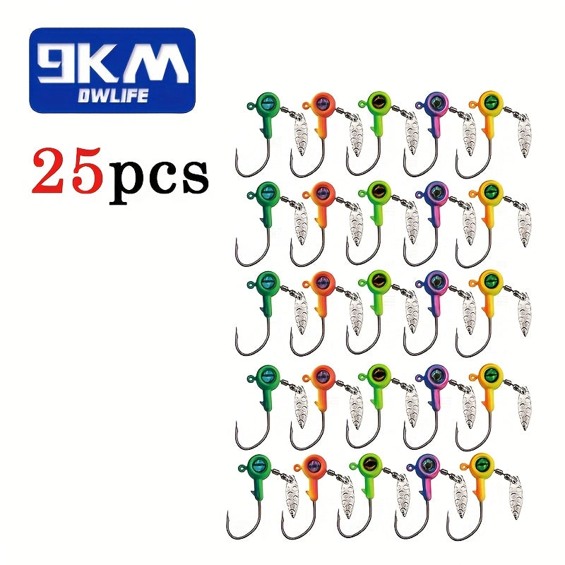 Artificial Fishing Lures – Carbon Fiber – 9km Premium Fishing Accessories 25pcs Lead Head Soft Bait – Reliable Angler Setup for US Anglers