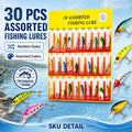 Fishing Tackle Kit – Freshwater – 30pcs Fishing Bait 1. 18 Inch Ounce Sinking Type Eyes – Angler-Focused Outdoor Design for US Anglers