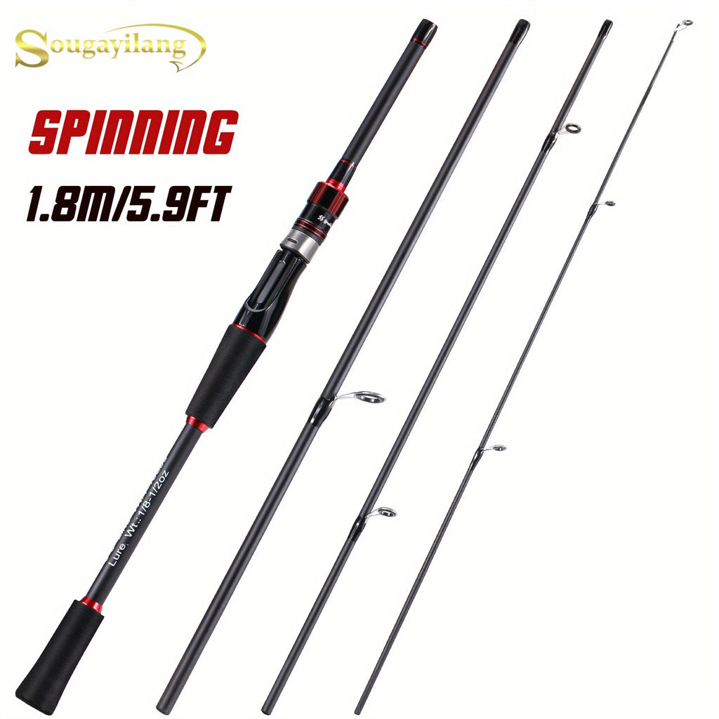 Fishing Rod – Carbon Fiber, Bass – Sougayilang Fishing Rod 70. 87 82. 68 Inch Carbon Fiber Spinning – Angler-Focused Outdoor Design for US Anglers