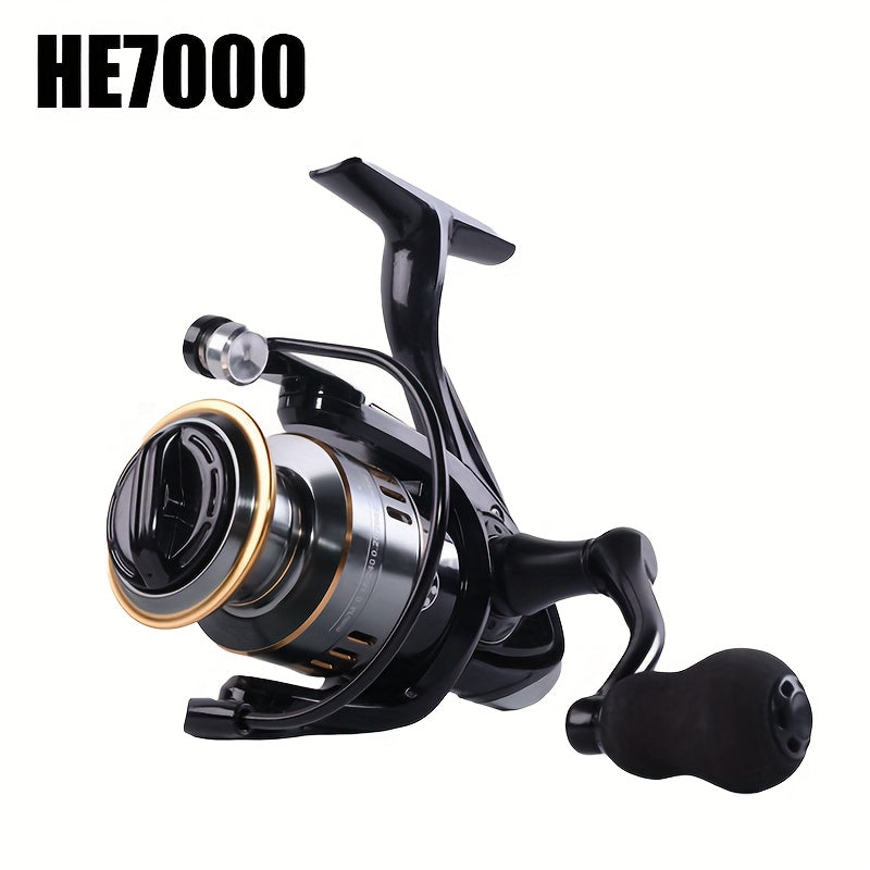 Fishing Reel – Field-Ready Performance – 1pc He1000 7000 Model Spinning Wheel Fishing Metal Line – Practical Gear for Every Cast for US Anglers