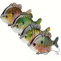 Artificial Fishing Lures – Saltwater, Freshwater, Lifelike Action – Pack Swimpanfish Multi Joint Saltwater Fishing Lures Realistic Hard – Reliable Angler Setup for US Anglers