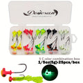 Fishing Gear Backpack – Saltwater, Freshwater, Bass, Crappie – Dovesun Fishing Jig Heads Hooks 40pcs Football Head Eyes – Compact Tackle Solution for US Anglers