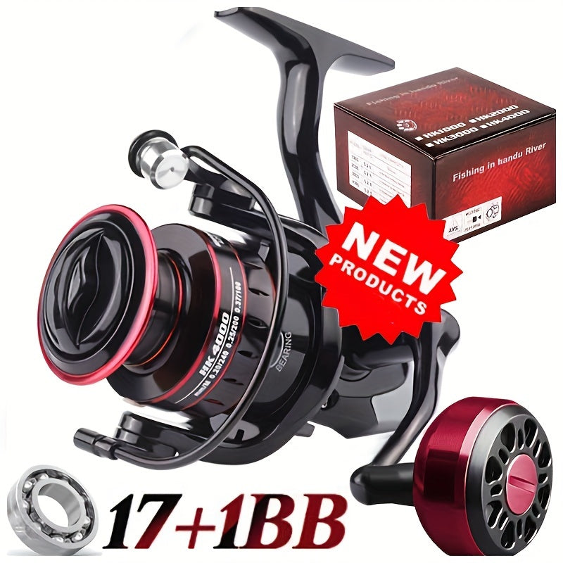 Fishing Outdoor Gear – Saltwater, Freshwater – Spinning Wheel Metal Grip Hk1000 7000 Model Speed Ratio – Angler-Focused Outdoor Design for US Anglers