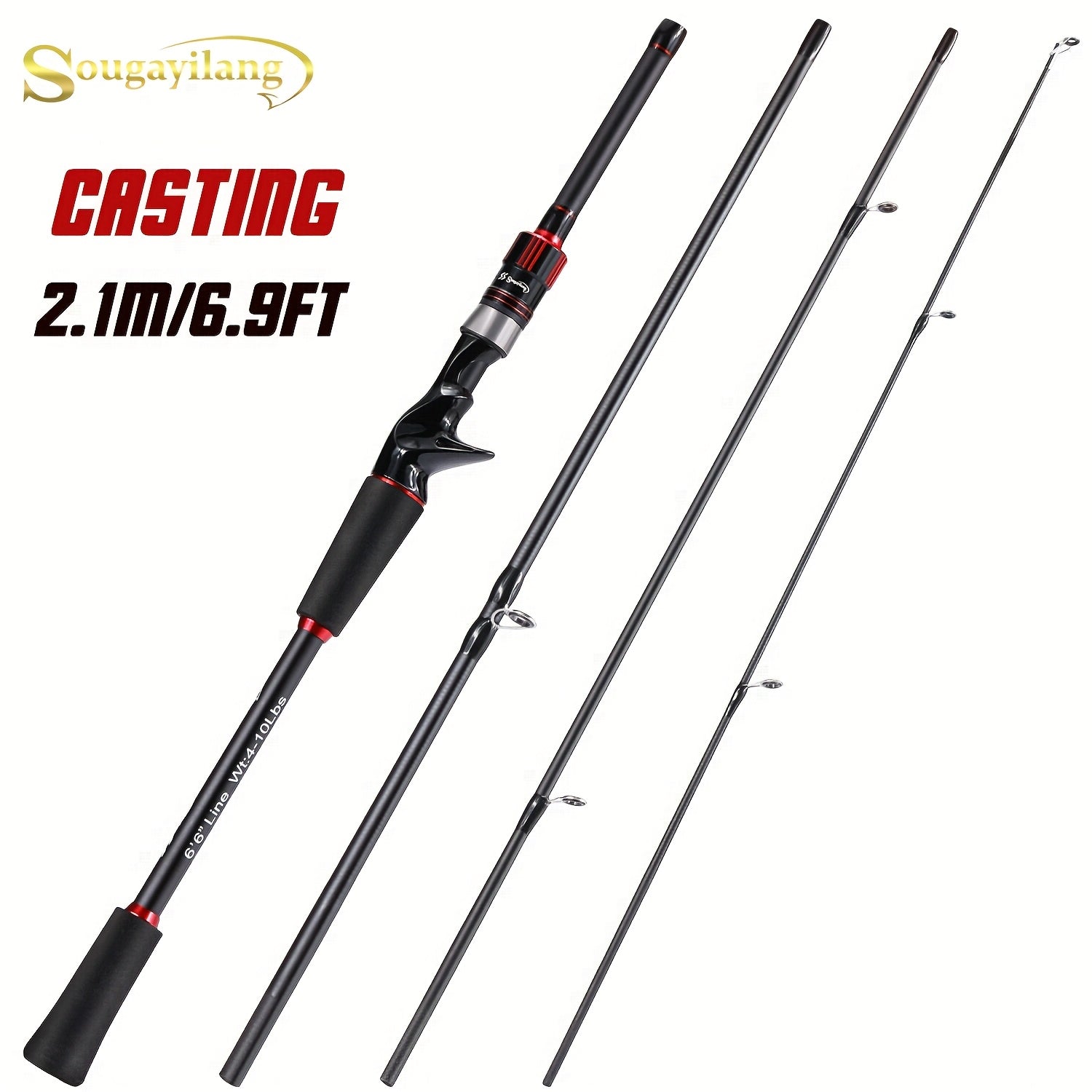 Fishing Rod – Carbon Fiber, Bass – Sougayilang Fishing Rod 70. 87 82. 68 Inch Carbon Fiber Spinning – Angler-Focused Outdoor Design for US Anglers