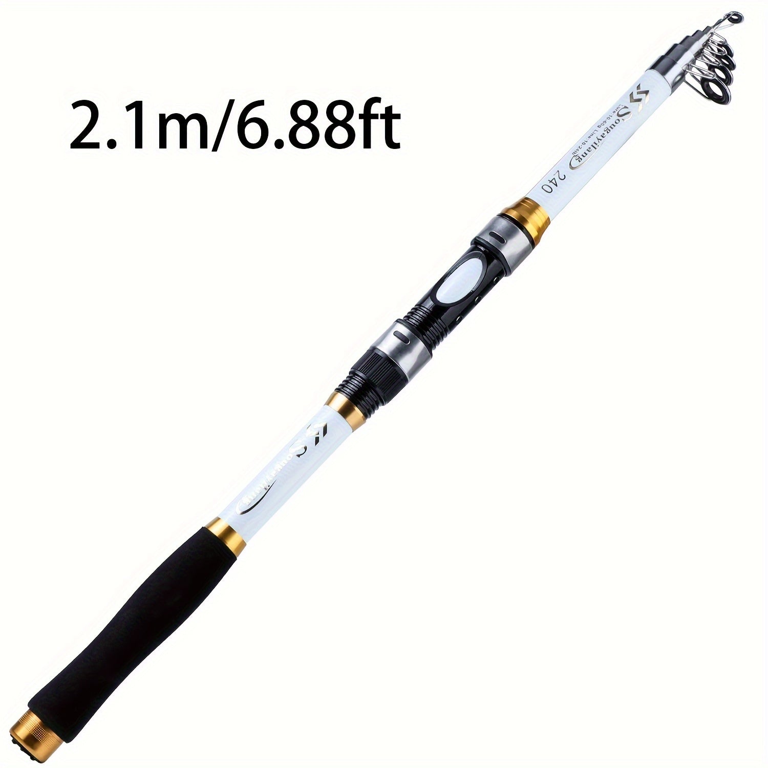 Carbon Fishing Rod – Carbon Fiber, Portable, Lightweight, Bass – Sougayilang 1. 8 2. 1 2. 4 2. 7 3. 0 3. 3 Spinning Fishing – Field-Ready Performance for US Anglers