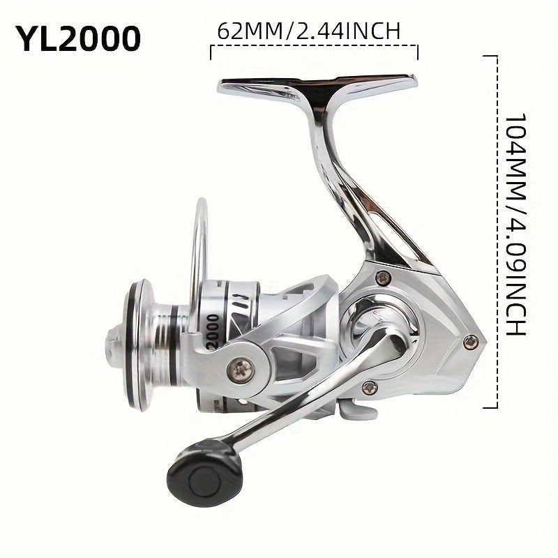 Fishing Reel – Saltwater, Freshwater – Billings 1000 7000 Series 5. 2 Gear Ratio 35lb Max – Practical Gear for Every Cast for US Anglers