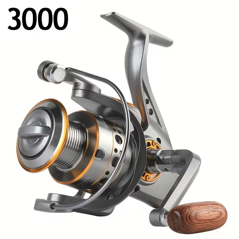 Fishing Reel – Saltwater, Freshwater – Aluminum Alloy Metal 5. 2 Gear Ratio 1000 7000 Series – Practical Gear for Every Cast for US Anglers