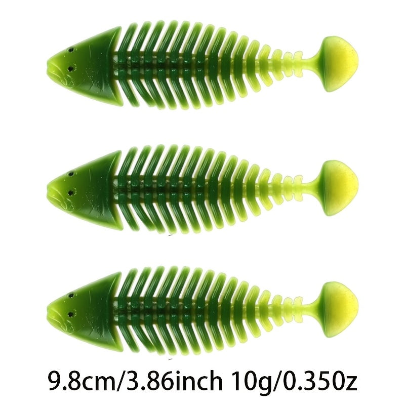 Freshwater Fishing Lures – Freshwater, Lifelike Action, Bass – 18pcs Segment Bone Jointed Fish Soft Lure Fishing German – Dependable Freshwater & Saltwater Use for US Anglers
