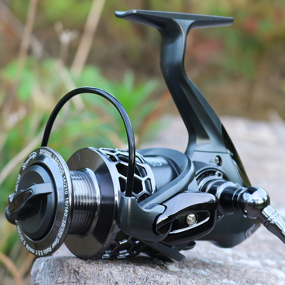 Angler Fishing Reel – Lightweight – Sougayilang Fishing Reel 1bb 5. 5 Lightweight Ultra Aluminum Spinning – Built for Weekend Anglers for US Anglers
