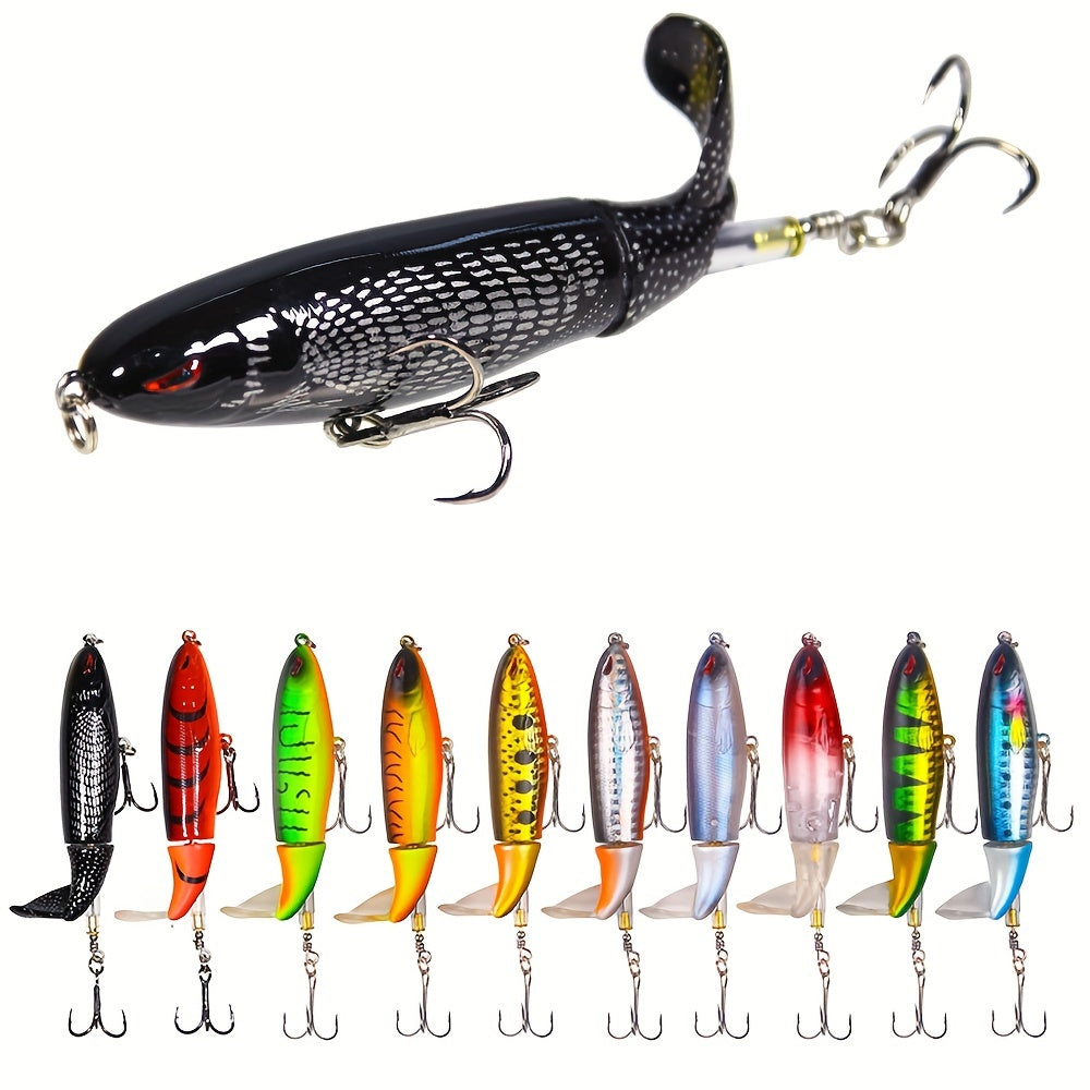 Bass Fishing Lures – Saltwater, Freshwater, Bass, Trout – 10pcs Fishing Lures Hard Bait Minnow Swimbait Crankbait Jerkbait – Built for Weekend Anglers for US Anglers