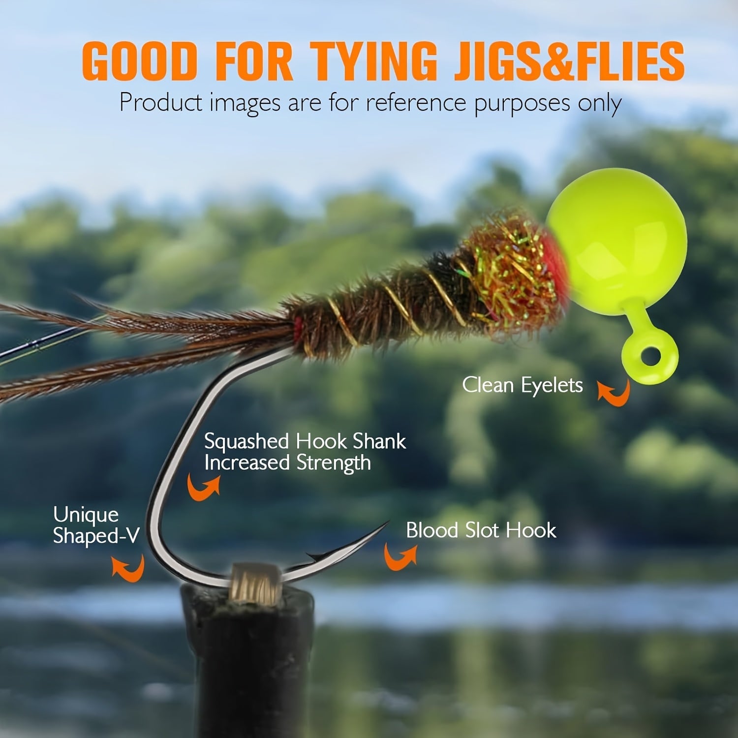 Fishing Lure Kit – Crappie – Dovesun 100pcs Fly Tying Jigs Kit Jig Heads Fishing – Field-Ready Performance for US Anglers