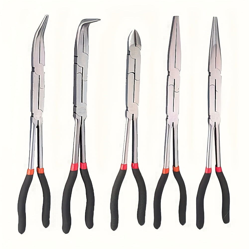 Angler Outdoor Accessory – Compact Tackle Solution – Inch Dual Joint Needle Nose Pliers High Quality Steel – Field-Ready Performance for US Anglers
