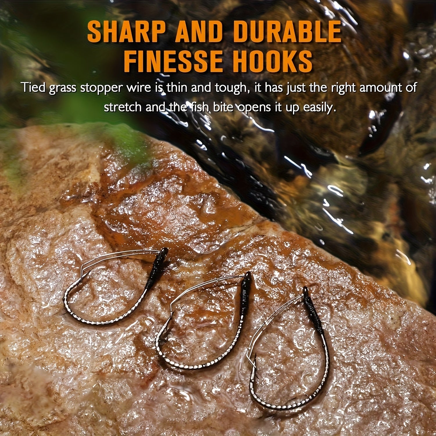 Fishing Rig Accessories – Bass – 30pcs Weedless Wacky Rig Hooks Designed Worm Fishing Bass – Dependable Freshwater & Saltwater Use for US Anglers