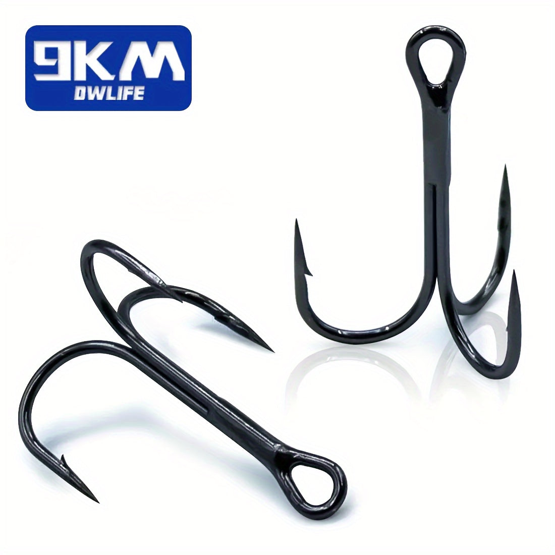 Fishing Outdoor Gear – Carbon Fiber, Saltwater – 9km 50pcs Fishing Treble Hooks Made High Carbon Steel – Practical Gear for Every Cast for US Anglers